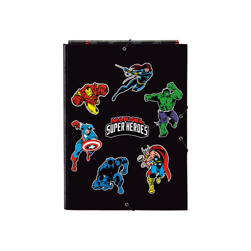 CARPETA FOLIO 3 SOLAPAS AVENGERS "SUPER HEROES"